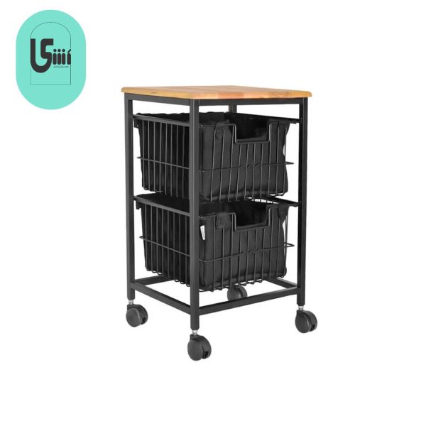 سبد سیب زمینی و پیاز پارچه باکس 2 طبقه یونیک UN-2900