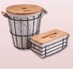 سطل زباله و جعبه دستمال کاغذی آیسل با جنس باکیفیت و دوام بالا