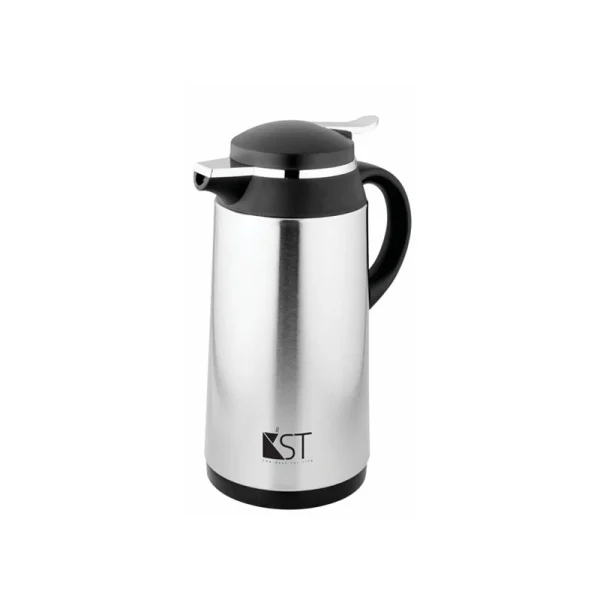 فلاسک شیشه دار استیل KST ظرفیت ۱ لیتر
