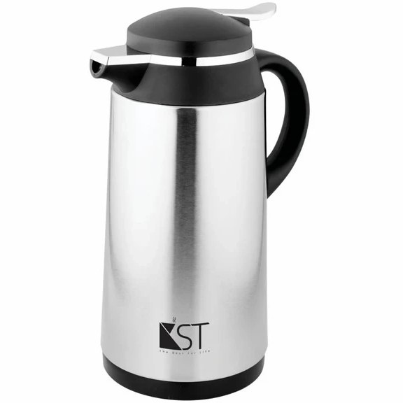 فلاسک شیشه دار استیل KST ظرفیت 1.3 لیتر