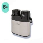 فلاسک دوقلو 1+1 لیتر استیل شیشه دار یونیک UN-9040