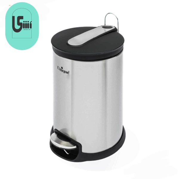 سطل زباله استیل 12 لیتر با آرام بند یونیک UN-4420
