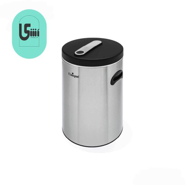 سطل برنج 10 کیلویی استیل بدون پیمانه یونیک مدل UN-4470