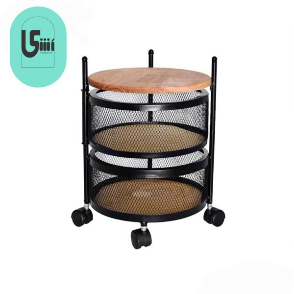 سبد سیب زمینی پیاز یونیک 2 طبقه توری گرد UN-2954