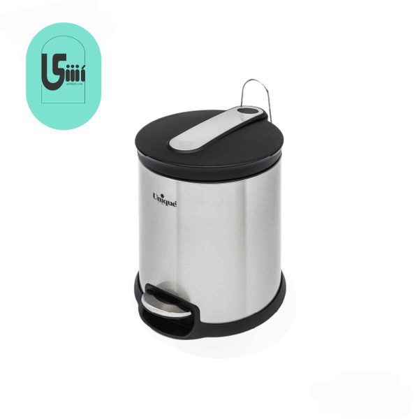سطل زباله استیل یونیک 14 لیتری با آرام بند UN-4450