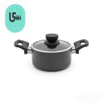 قابلمه سایز 14 یونیک کف گرانیت طوسی تیره UN-8102