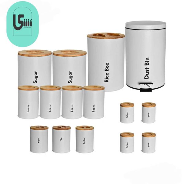 سرویس آشپزخانه UN-8058 یونیک 16 پارچه طوسی روشن