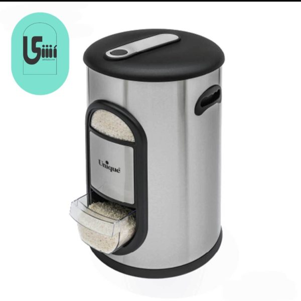 سطل برنج 10 کیلویی استیل یونیک پیمانه دار UN-4440