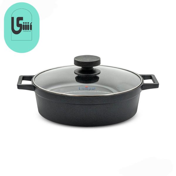 تابه دو دسته یونیک دیاموند UN-8914 سایز 28